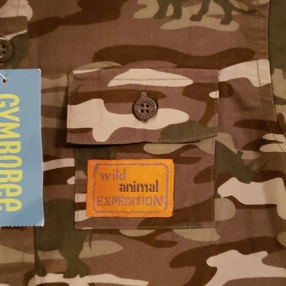𝅺gymboree Camouflage Shirt NWT
